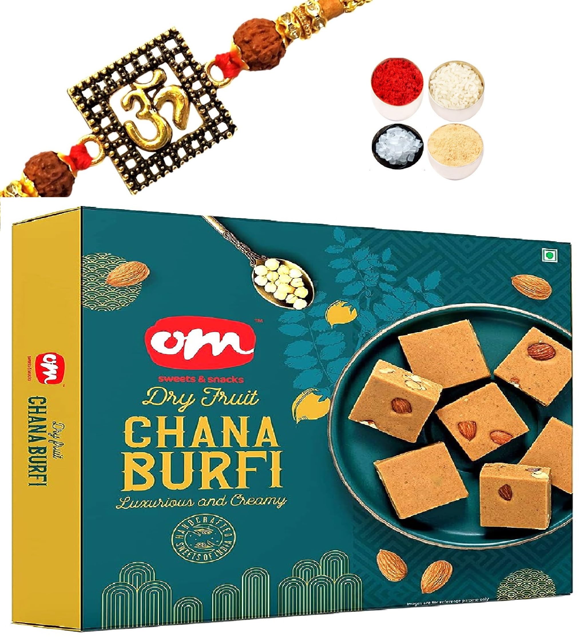 See full amazon price history chart for Velour Shoppe Om Rakhi Gift Pack With Sweets Dry Fruit Chana Burfi&Chawal Mishri Roli Chandan Pack For Brother Bhai Bhaiya Velour Shoppe Om Rakhi Gift Pack With Sweets Dry Fruit Chana Burfi&Chawal Mishri Roli Chandan Pack For Brother Bhai Bhaiya (B0CDV5564S) Amazon Price History, Amazon Price Tracker
