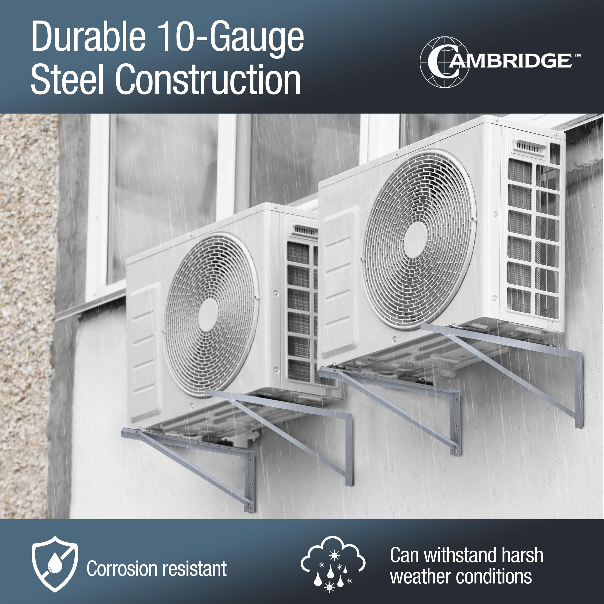 Cambridge Wall Brackets - Secure Mini Split AC -6