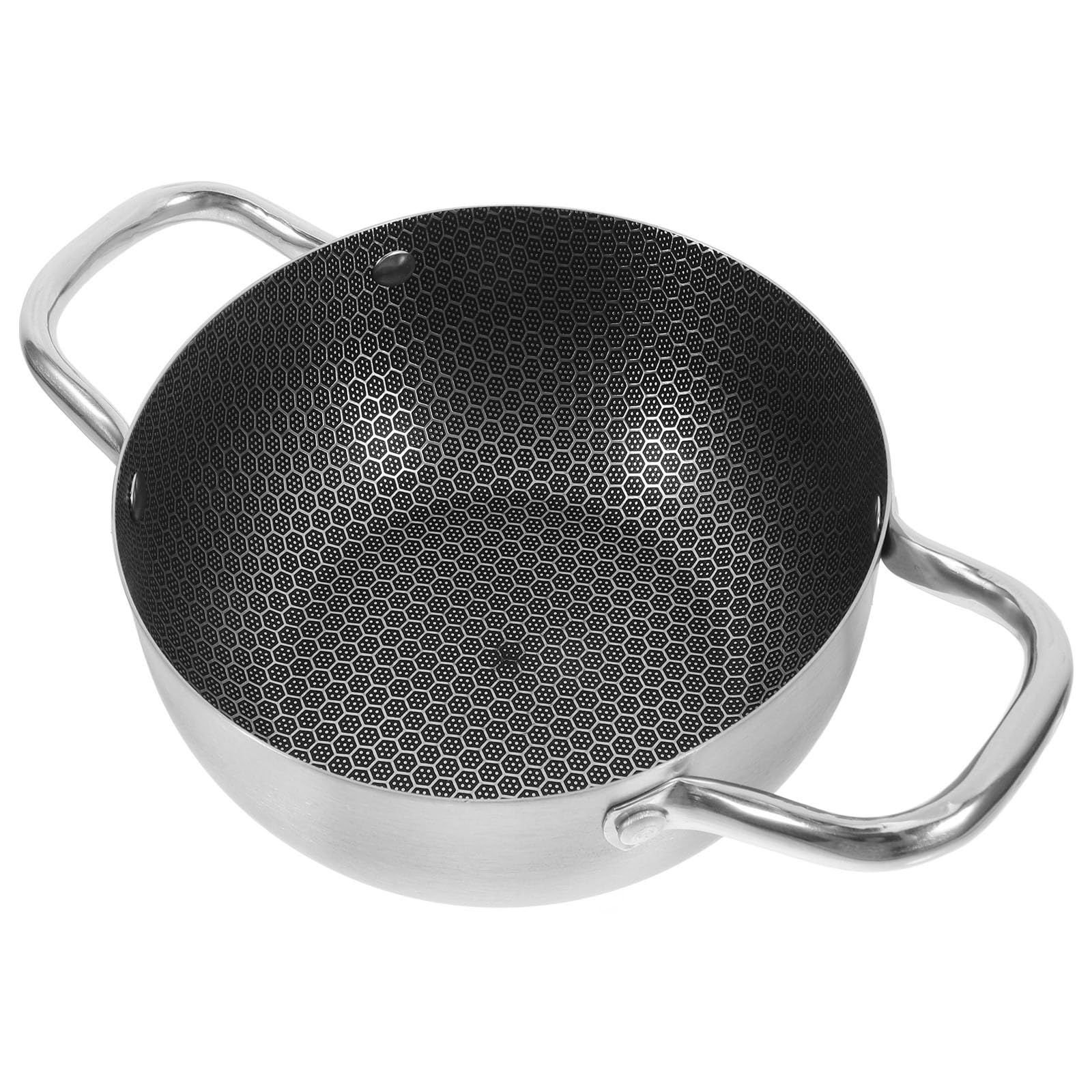 Poêle antiadhésive hexagonale en acier inoxydable 18/10 Toyvian pour votre marmite de cuisine