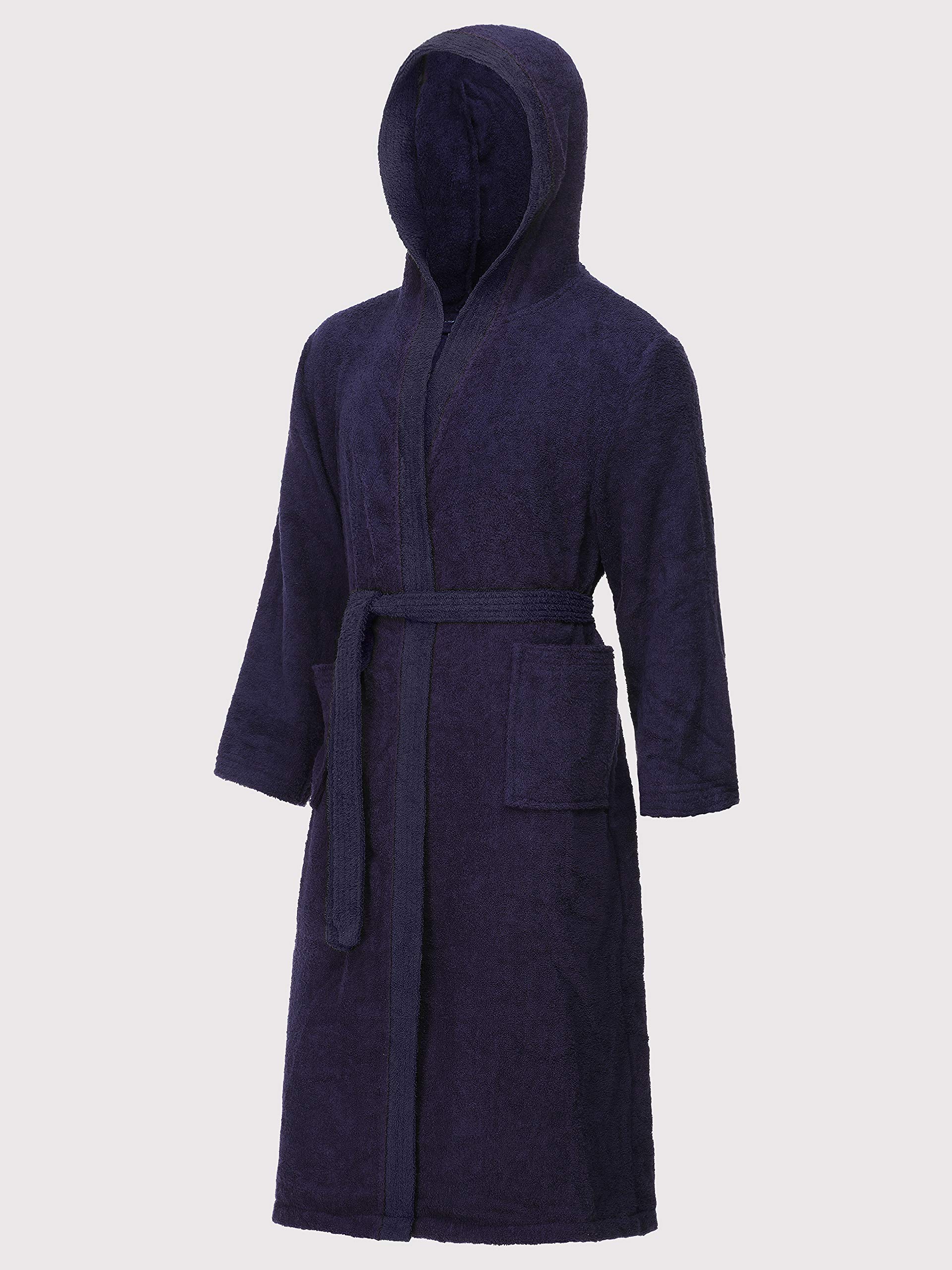 Ladeheid Accappatoio Uomo in Spugna di Cotone LA40-192(Blu Scuro-29, 3XL)