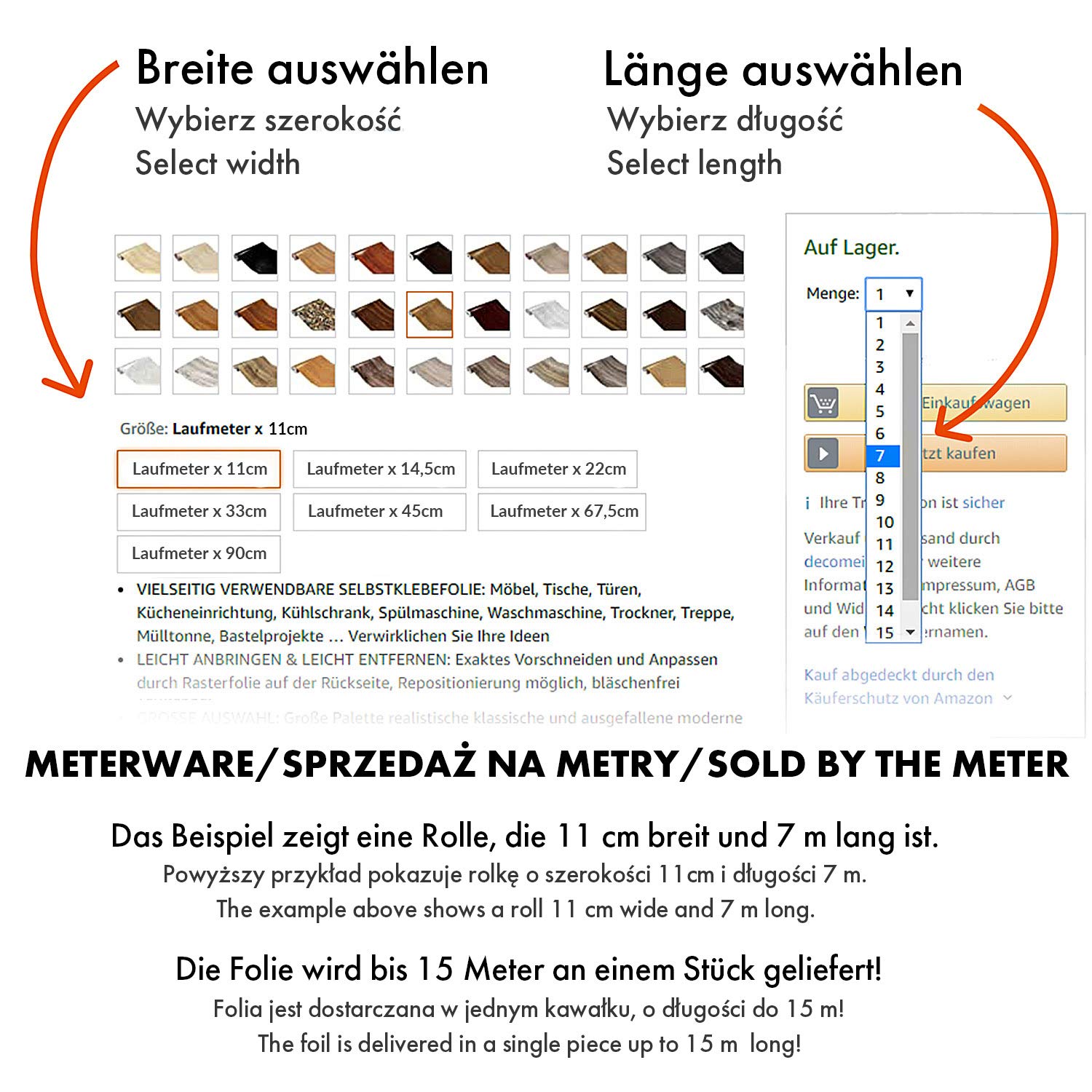 Samoprzylepna folia ochronna klejowa przezroczysta okleina błysk bezbarwna wodoodporna na meble ściany metr bieżący 100x100 cm Przezroczysta Połysk