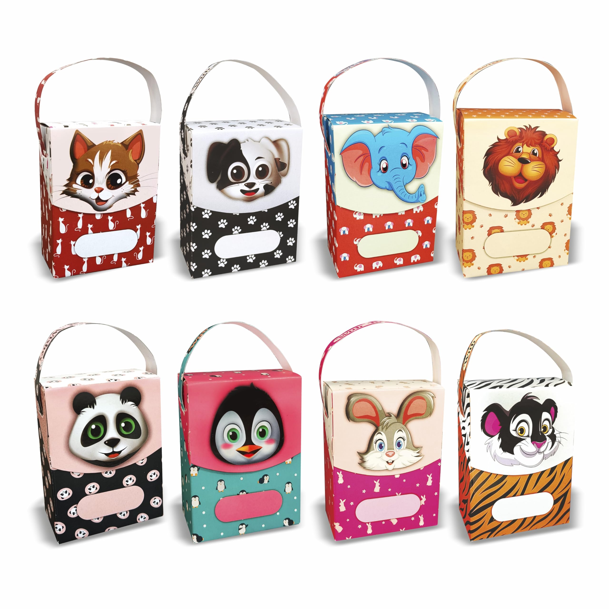 VESTTA -ELEGANCE REDEFINED, Small Gift Box, Cute Animal Printed Folding Favor Box, with textured UV, For Birthday Return Gifts, For Packing Chocolates, Small Gifts, Pack of (8 Animal Faces x 3 = 24) (B0D6BPRJN2) Amazon Price History, Amazon Price Tracker