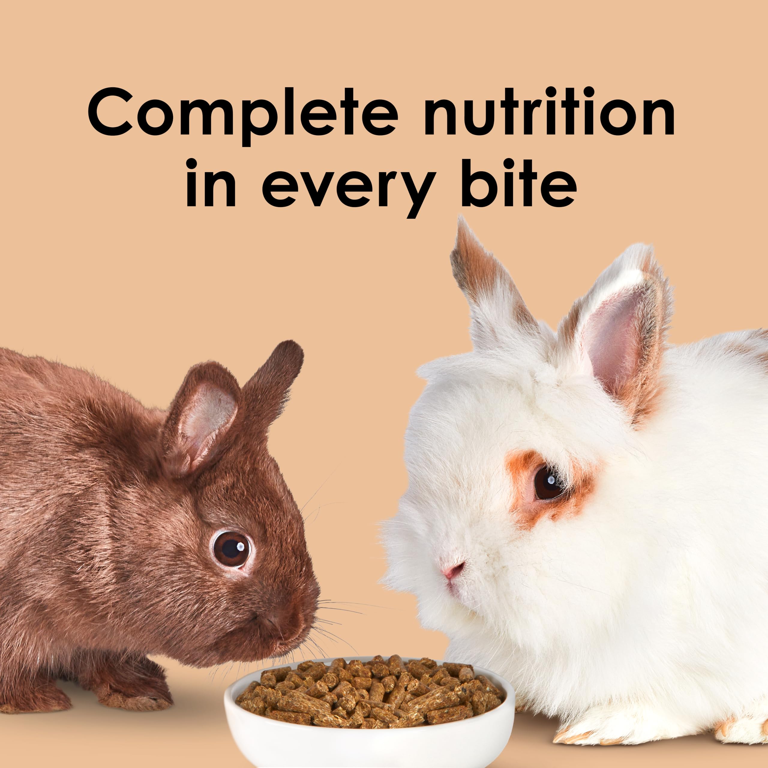 CBROSEY Kaytee Tim Hay Fiber Diet Complete Premium Alfalfa Free Rabbit Food 9.5lbs