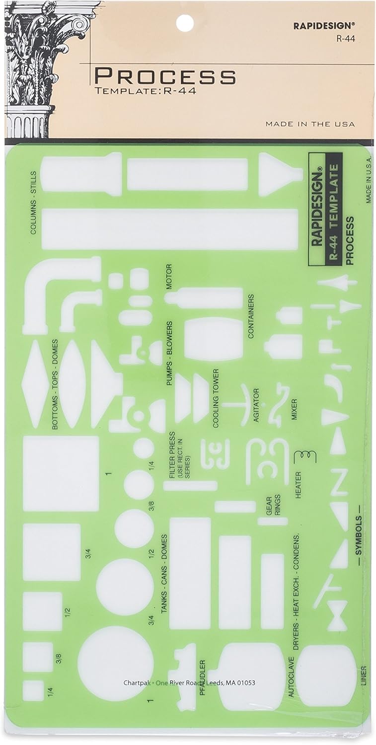 Rapidesign Flowchart Template, 1 Each : Office Products