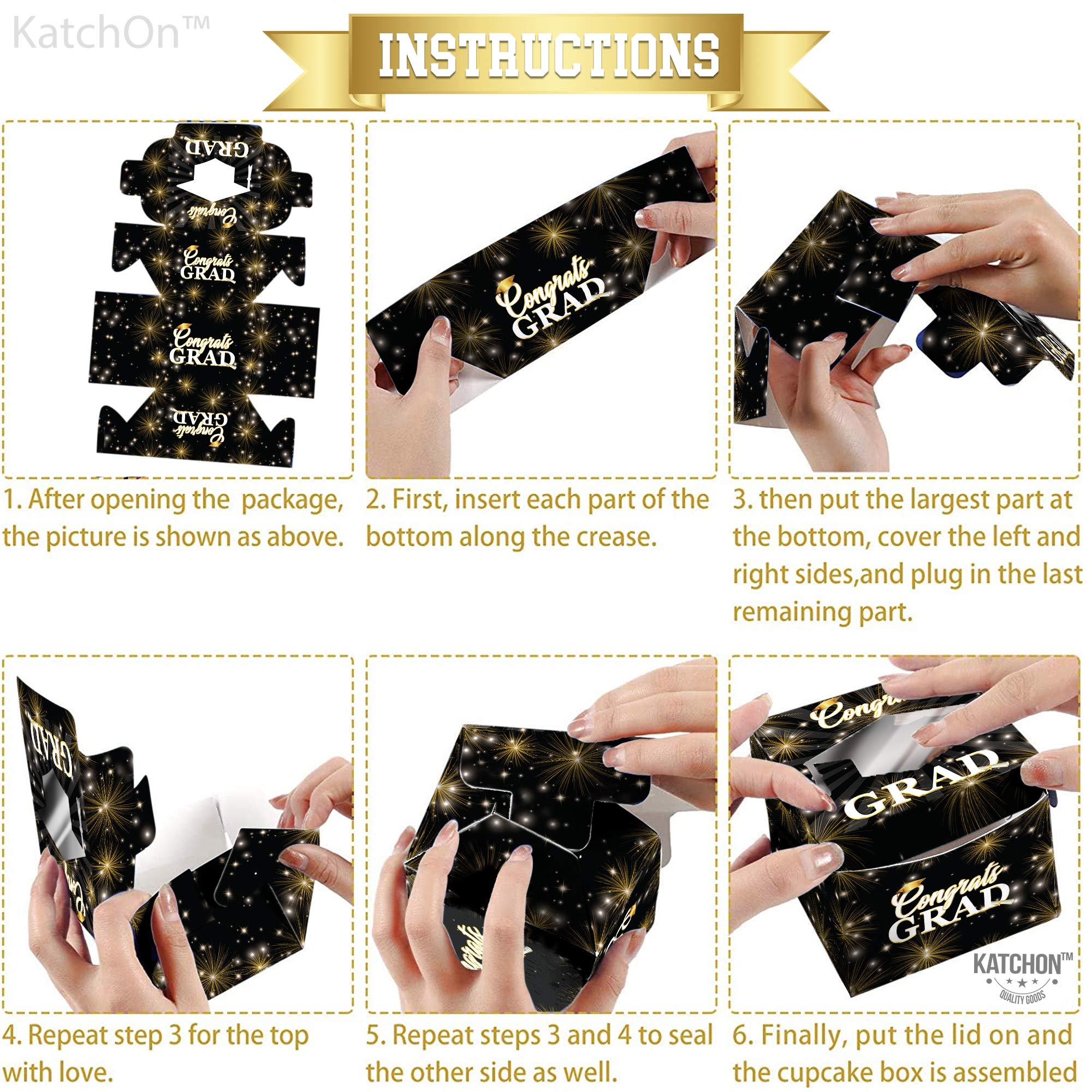 Buy Graduation Party Favors with Transparent Window Pack of 25