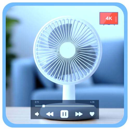 Sueño silencioso con ventilador: un suave sonido de flujo de aire para un descanso reparador