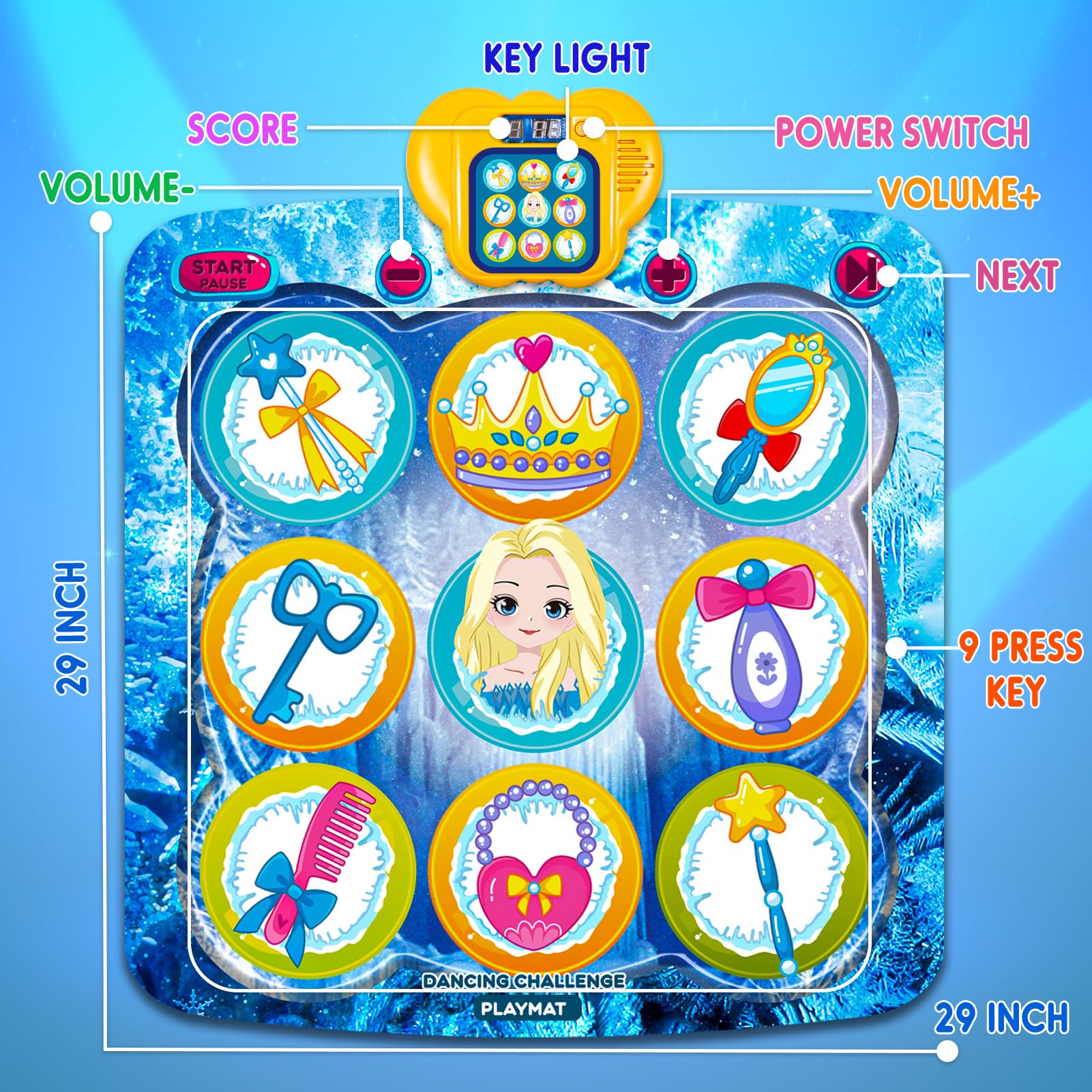 Alfombra con diseño de unicornio para habitación de niños, tapete de juegos para niños, alfombra con Alfombra con diseño de unicornio para habitación de niños, tapete de juegos para niños, alfombra con
