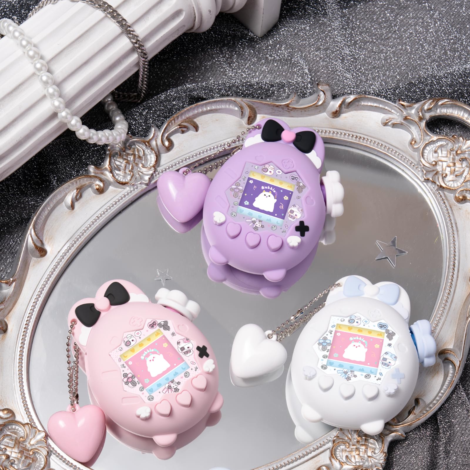 たまごっちパラダイス ピンクランド BUBBLELOGUS ケース Amazon.co.jp: BUBBLELOGUS たまごっちパラダイス ケース（Tamagotchi