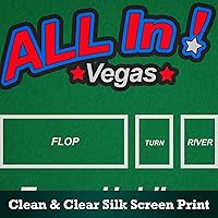 Vista 5 de STERLING Games Poker Blackjack Craps - Tapete de fieltro de 72 x 36 pulgadas, doble cara para casino estilo casino, mesa de juegos en casa, cubierta