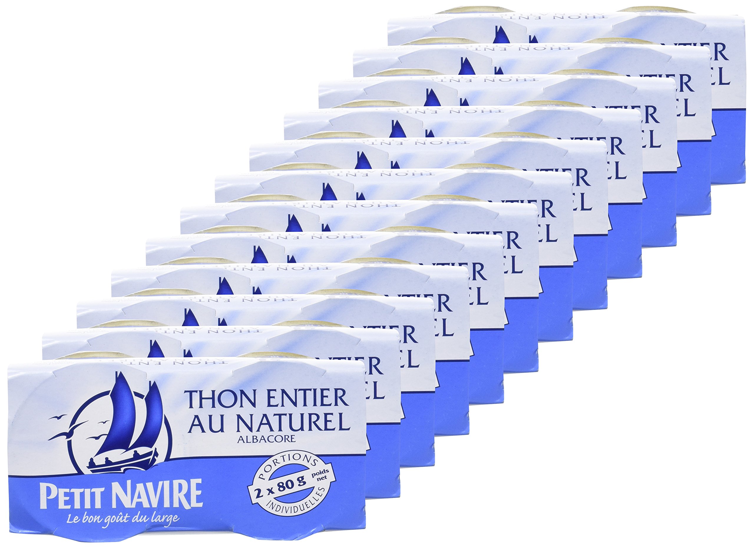 Petit Navire Thon au Naturel 160 g - Lot de 12