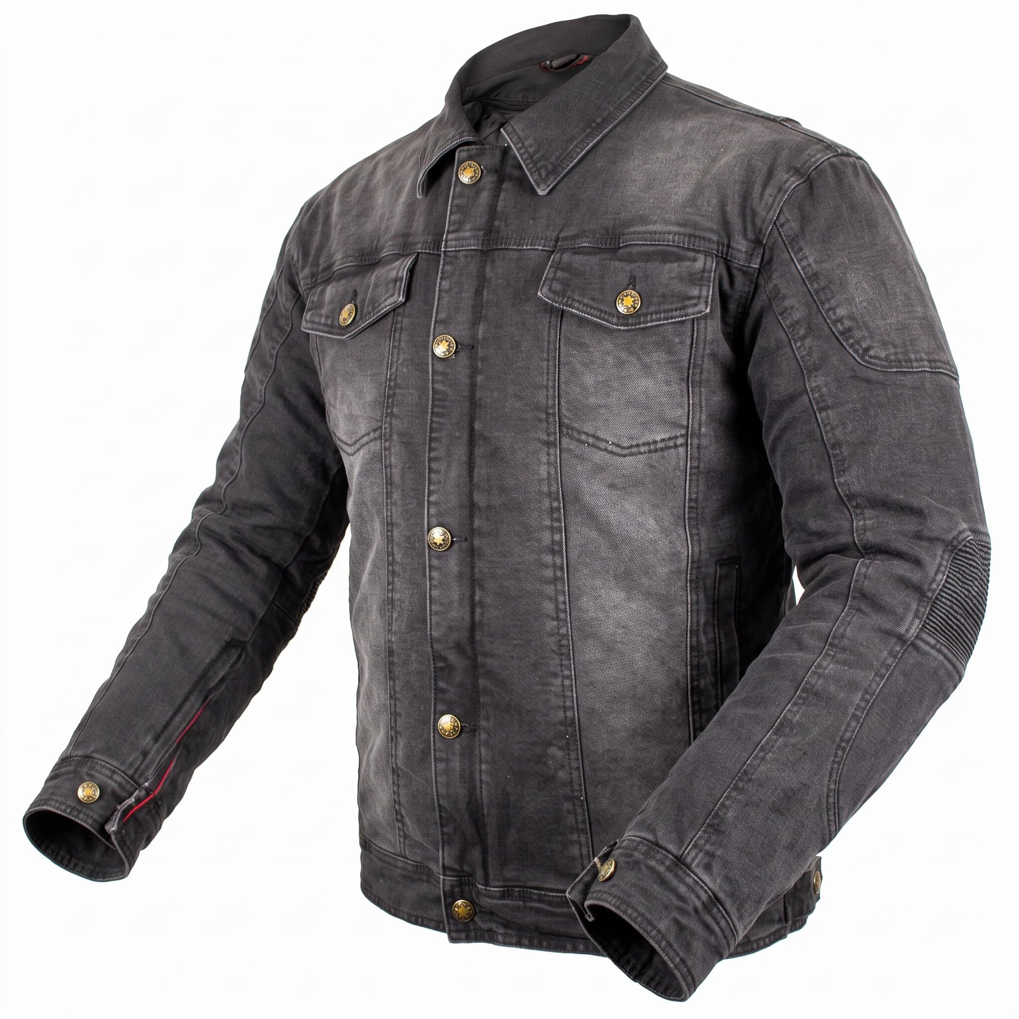 MDM Chaqueta vaquera para hombre con protectores