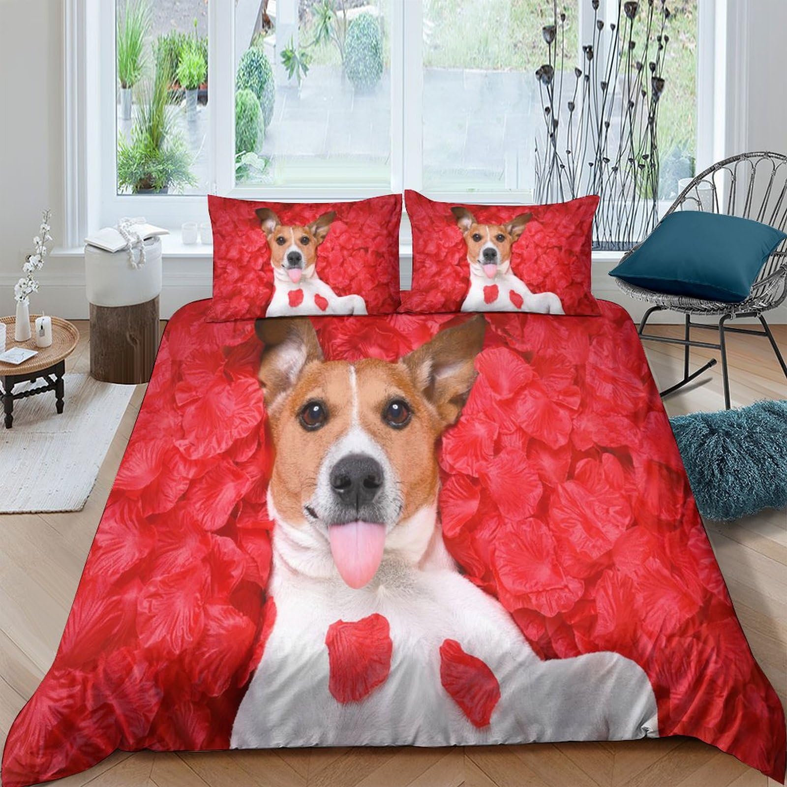 Parure de lit motif chien pour une chambre cocooning et chaleureuse