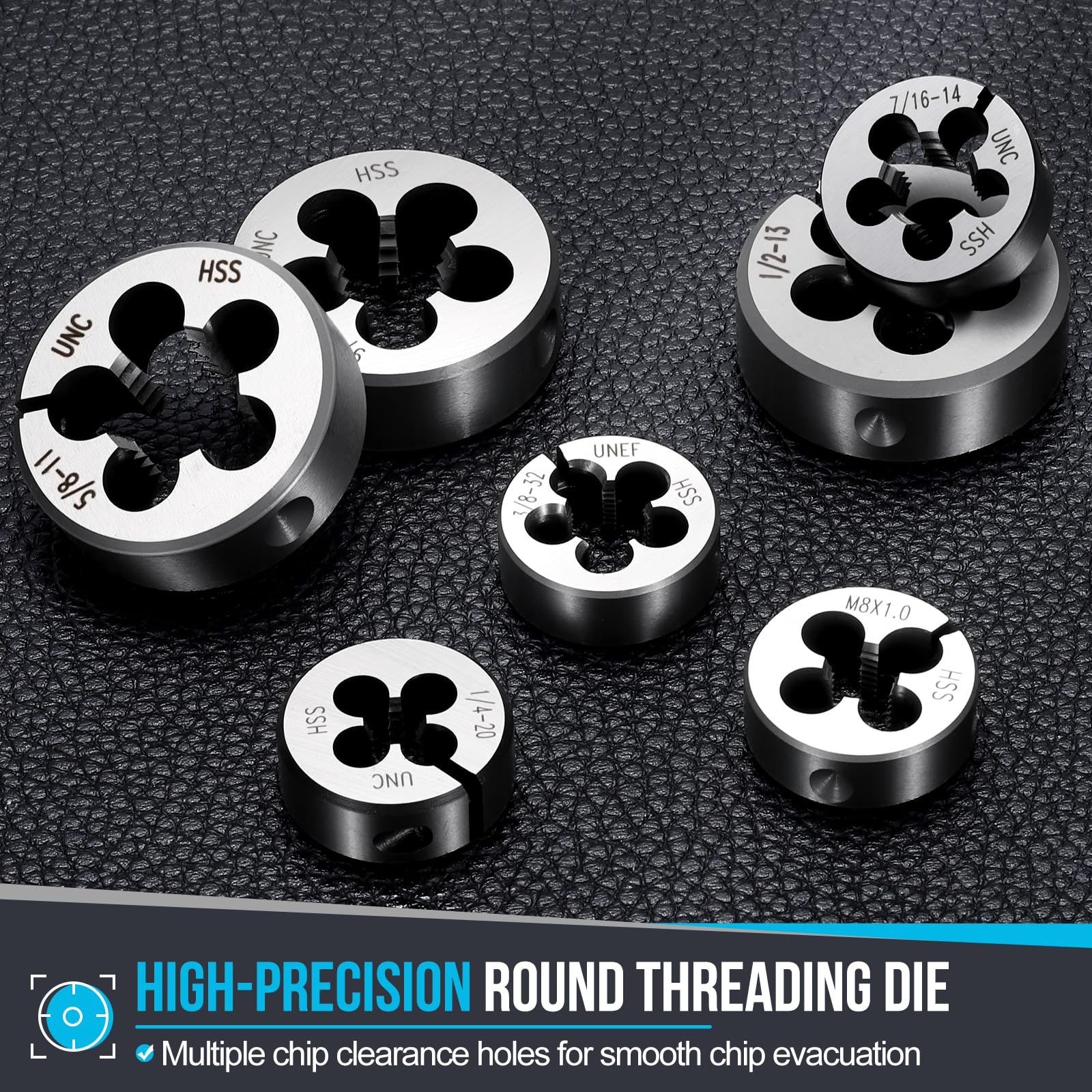 PATIKIL Round Threading Die 3/8"-32 High-Speed Steel Adjustable — Amazon image 4