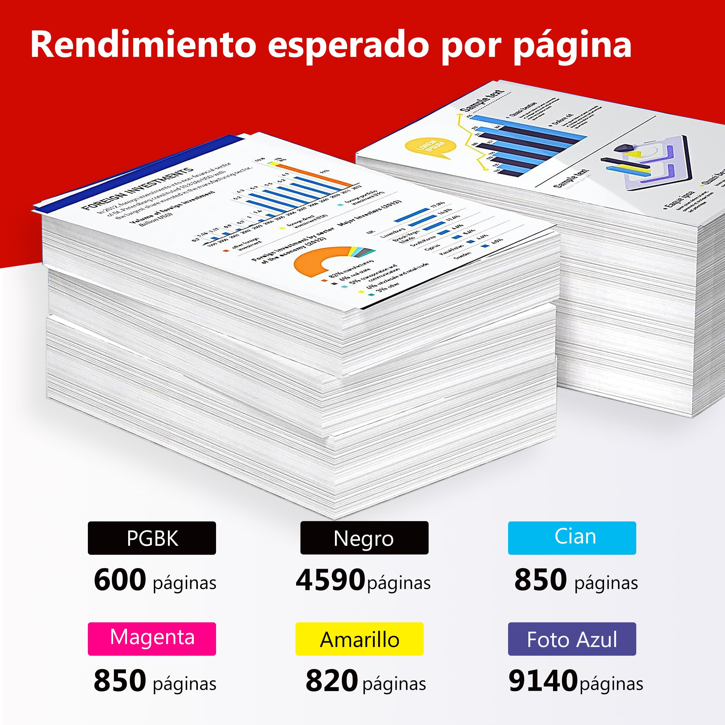 Aurotec PGI580XXL CLI581 XXL Cartuchos de Tinta Compatibles para Canon 580XXL 581XXL para Canon PIXMA TS8150 TS8151 TS8152 TS8250 TS8251 TS8252 TS8350 TS8350a TS8351 TS8351a TS8352 TS8352a (12-Pack) — view 3
