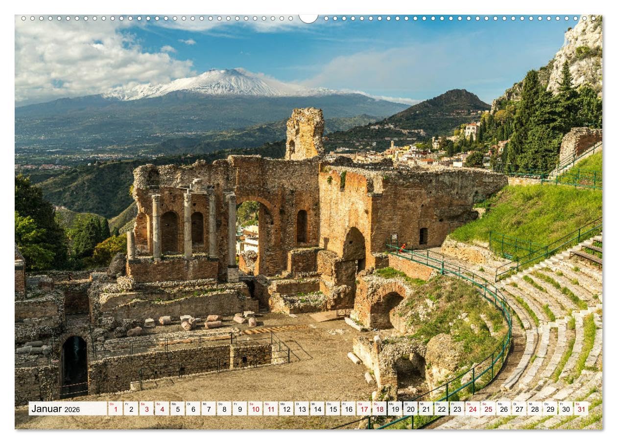 Traumhaftes Italien (hochwertiger Premium Wandkalender 2026 DIN A2 quer), Kunstdruck in Hochglanz: 12 wunderbare Monate im wunderbaren Italien von Südtirol bis Sizilien (CALVENDO Orte)