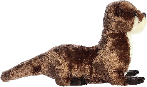 Miniatura 4 de Aurora Adorable Flopsie - Animal de peluche con diseño de nutria de río, facilidad para jugar, compañeros intemporales, color marrón, 12pulgadas