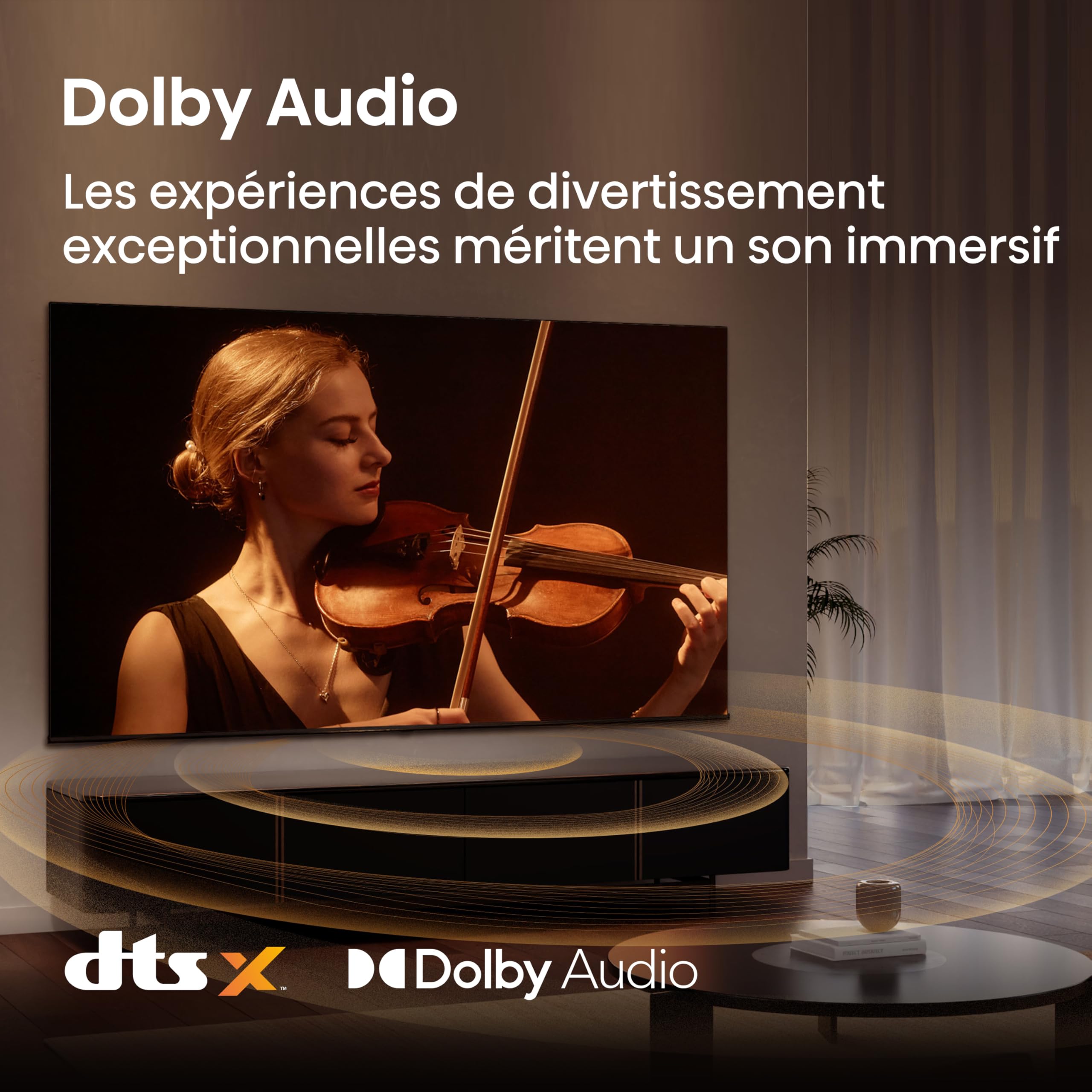 Hisense 32A4S - TV 2026 LED 32" (80 cm), Smart TV VIDAA, Dolby Audio & DTS HD, WiFi, Bluetooth, Mode Jeu, Noir