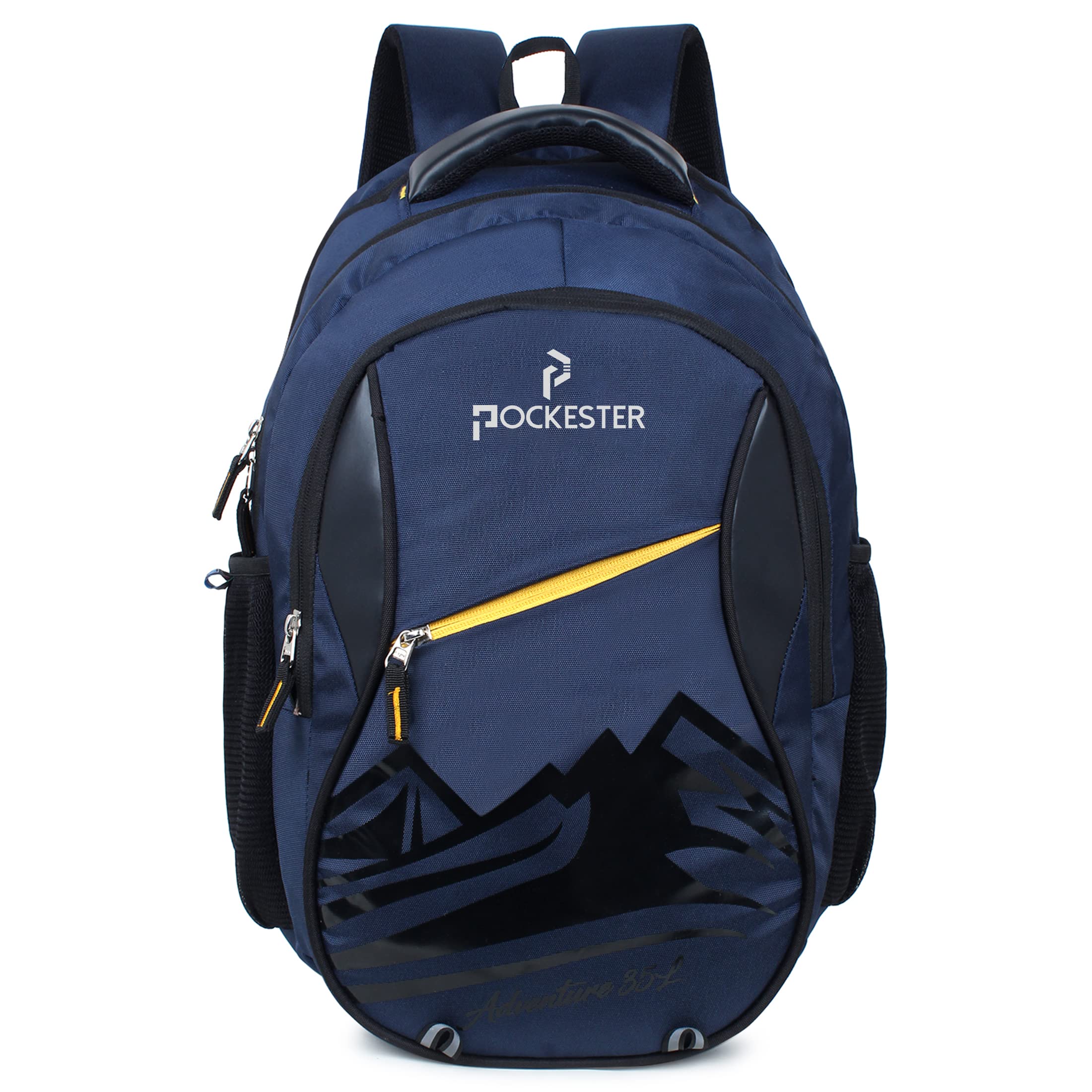 Pockester Large 35 L Laptop Office College Unisex Backpack with rain cover (Compatible with 15.6 inch laptops) (Navy Blue) (B0C43C7Q6B) Amazon Price History, Amazon Price Tracker