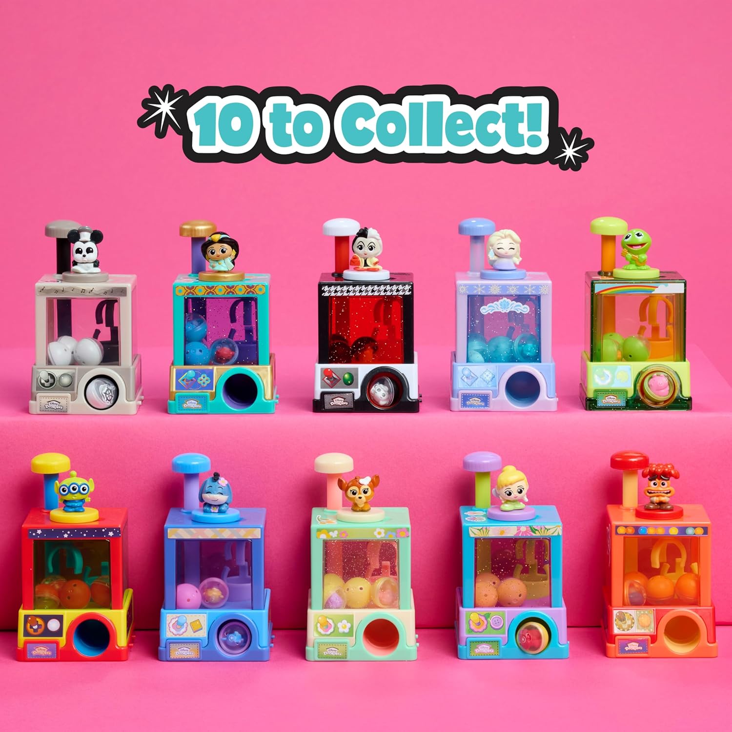 Disney Doorables Whatcha Gotcha Claw Machine, Collectible 0.65 Inch Toy, Boys and Girls Ages 5 and Up, Kids Toys for Ages 5 Up by Just Play