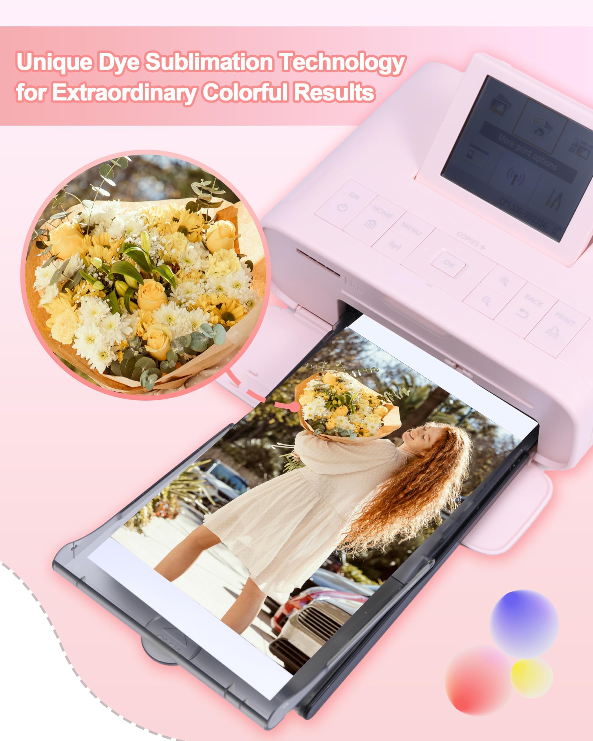 Canon Selphy CP1300 Papier Photo Cartouche Compatible KP-108IN 3115B001 108 Feuilles 100x148mm