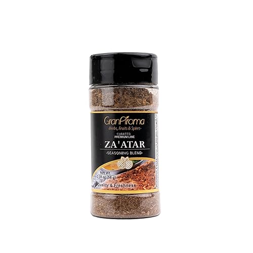 GranAroma Condimento Za'atar, cocina de Oriente Medio, sabrosa mezcla de especias (2.08 onzas)