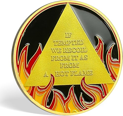 Miniatura 3 de Fichas y medallones de sobriedad AA de 15 años, moneda de recuperación de sobriedad, ficha sobria, regalos de sobriedad para celebrar la