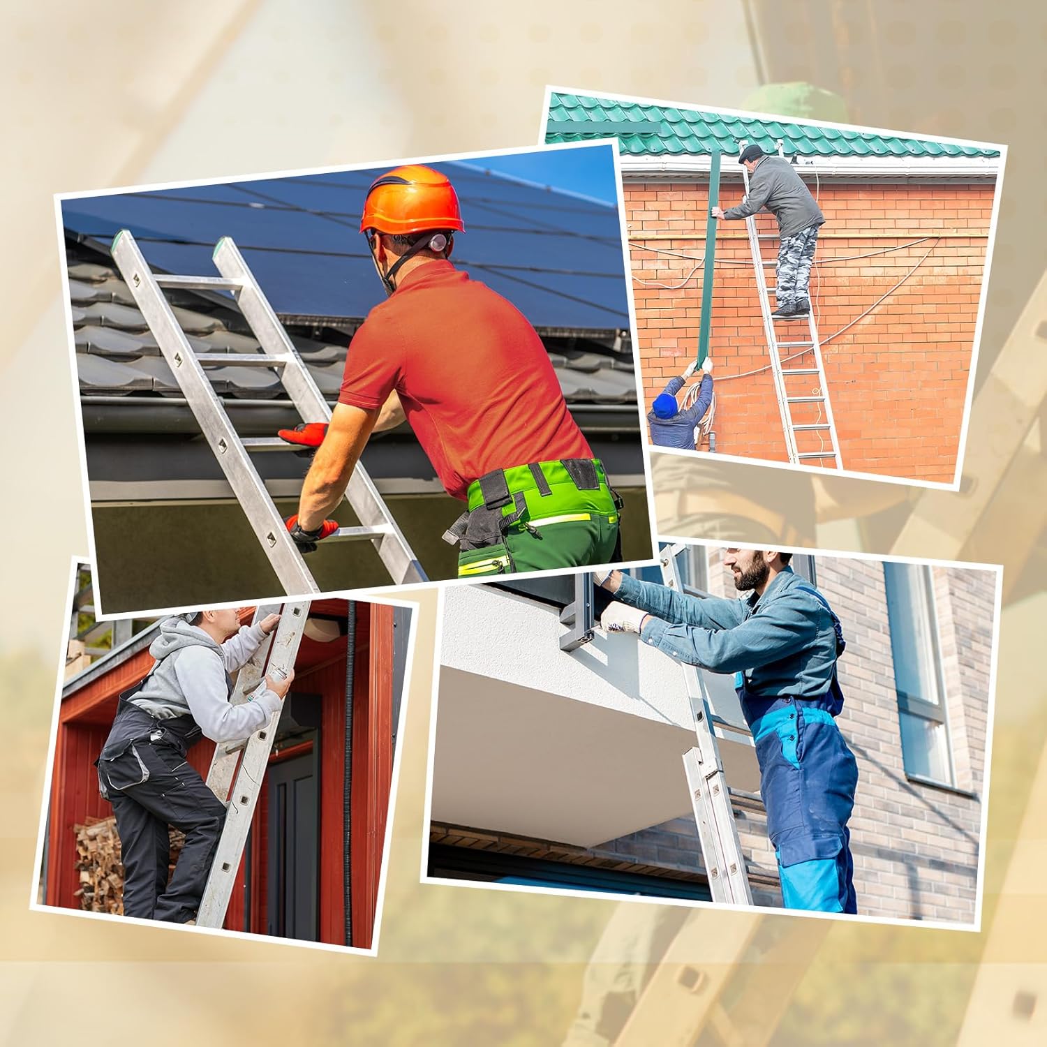 2X Extension Rung Locks Aluminum Accessories Stable High Performance Premium Sturdy Ladder Supply Replacement Ladder Parts, Large Rung Locks