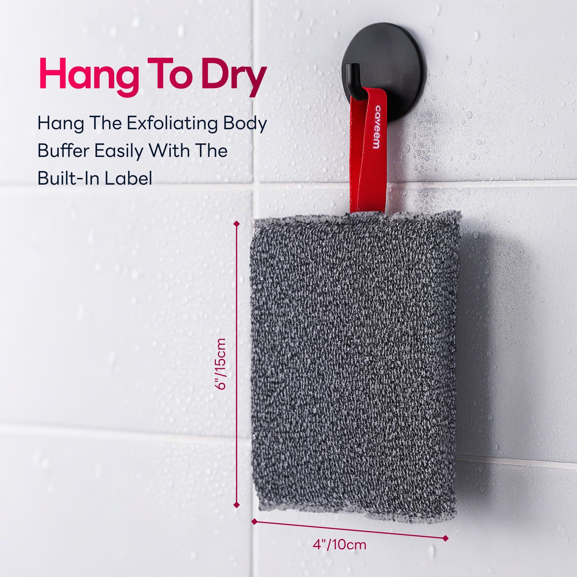 Caveem Exfoliating Body Scrubber - 2 Pack -7 Caveem Exfoliating Body Scrubber - 2 Pack -7