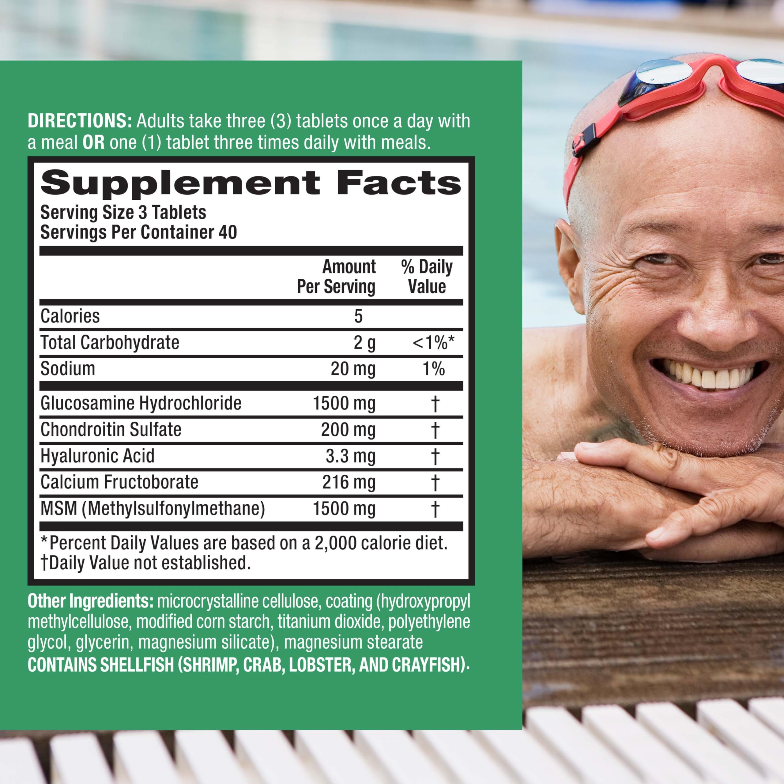 Move Free Advanced Joint Support, Glucosamine, Chondroitin + MSM - 3x120 ct — Amazon image 3