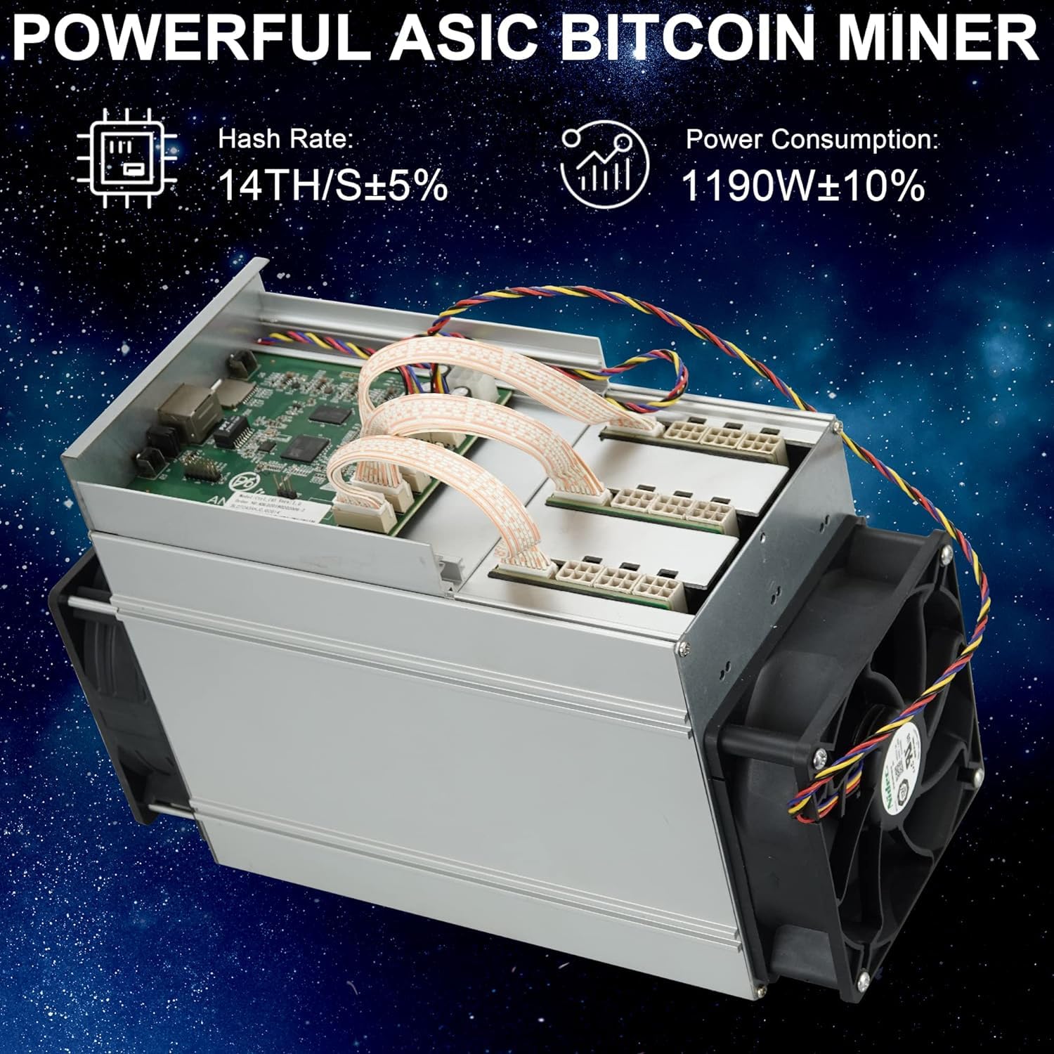 Amazon.com: ANTMINER S9K 14Th Bitcoin Miner, 1190W ASIC BTC Miner, máquina  minera profesional de Bitcoin ahorra más energía utilizada : Todo lo demás