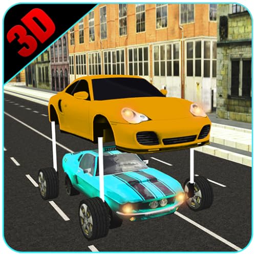 Futuristic Elevated Car Driving Simulator