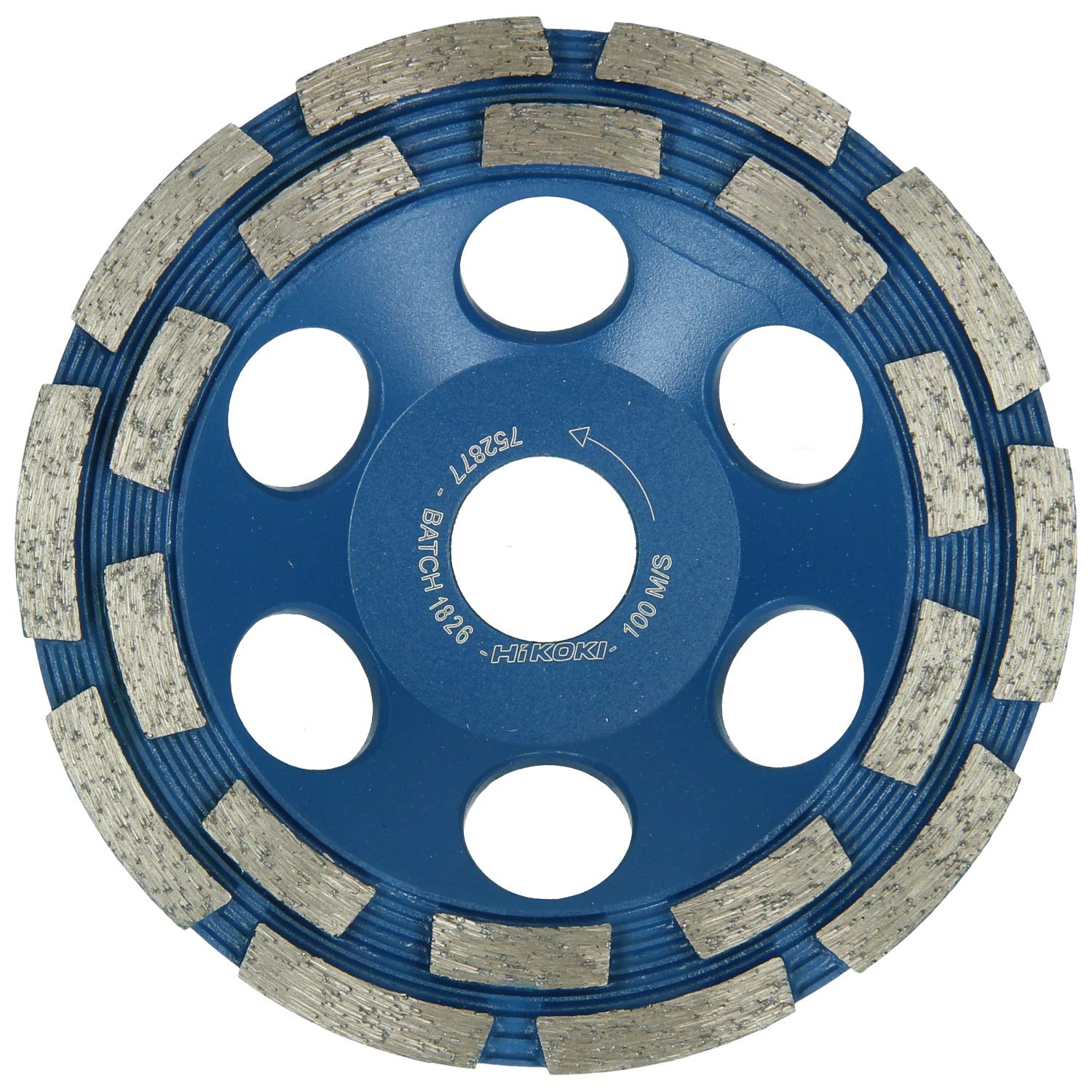 Hikoki tools 752877 - Disco Diamante 125x22,2x5 mm doble fila PREMIUM para des