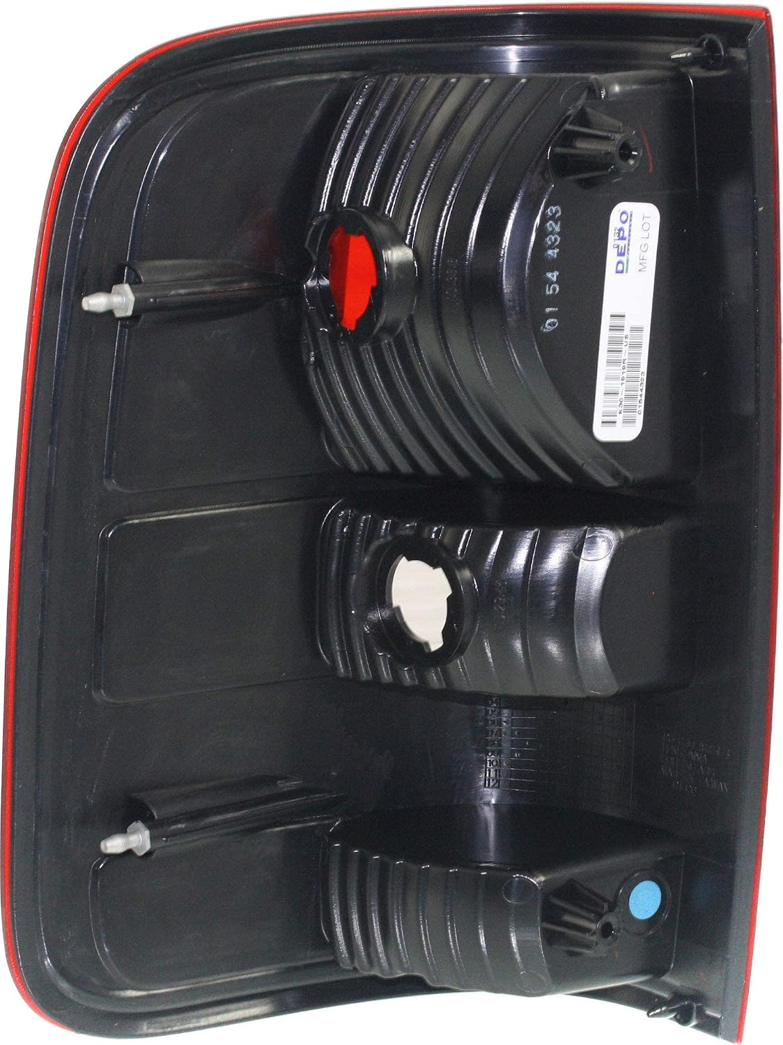 Garage-Pro Tail Light Compatible with FORD F-150 2004-2008 RH Lens and Housing Red/Clear Styleside New Body Style