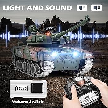 Amazon.com: Supdex RC Tank, 1:18 RUS T-90 Alloy Metal Remote