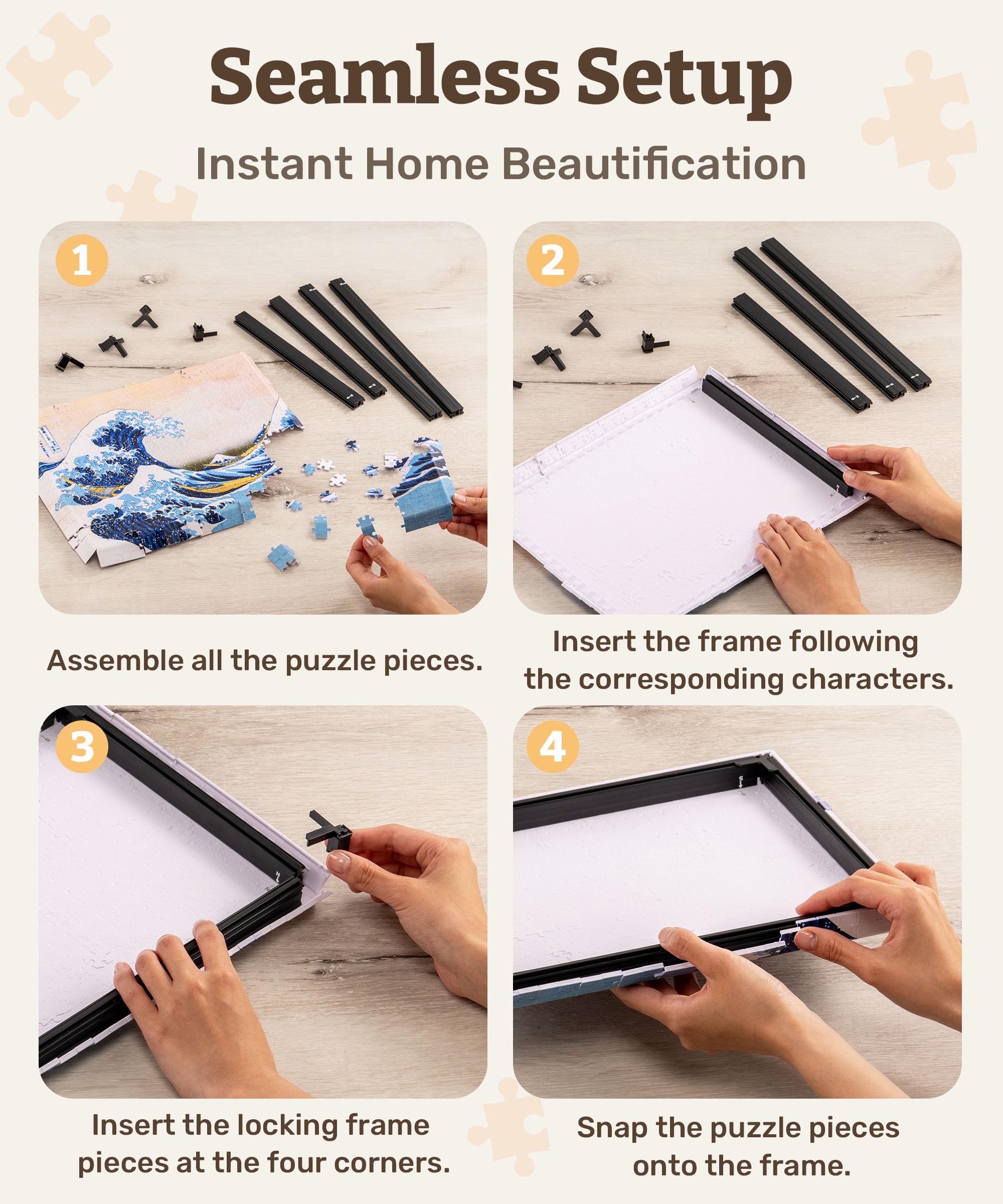 PieceRelax Puzzle sur toile 366 pièces en plastique pour adultes – Studio Inception_Days in New York – Statue de la Liberté – Cadeau unique et décoration d'intérieur avec puzzle d'art [HN1403]