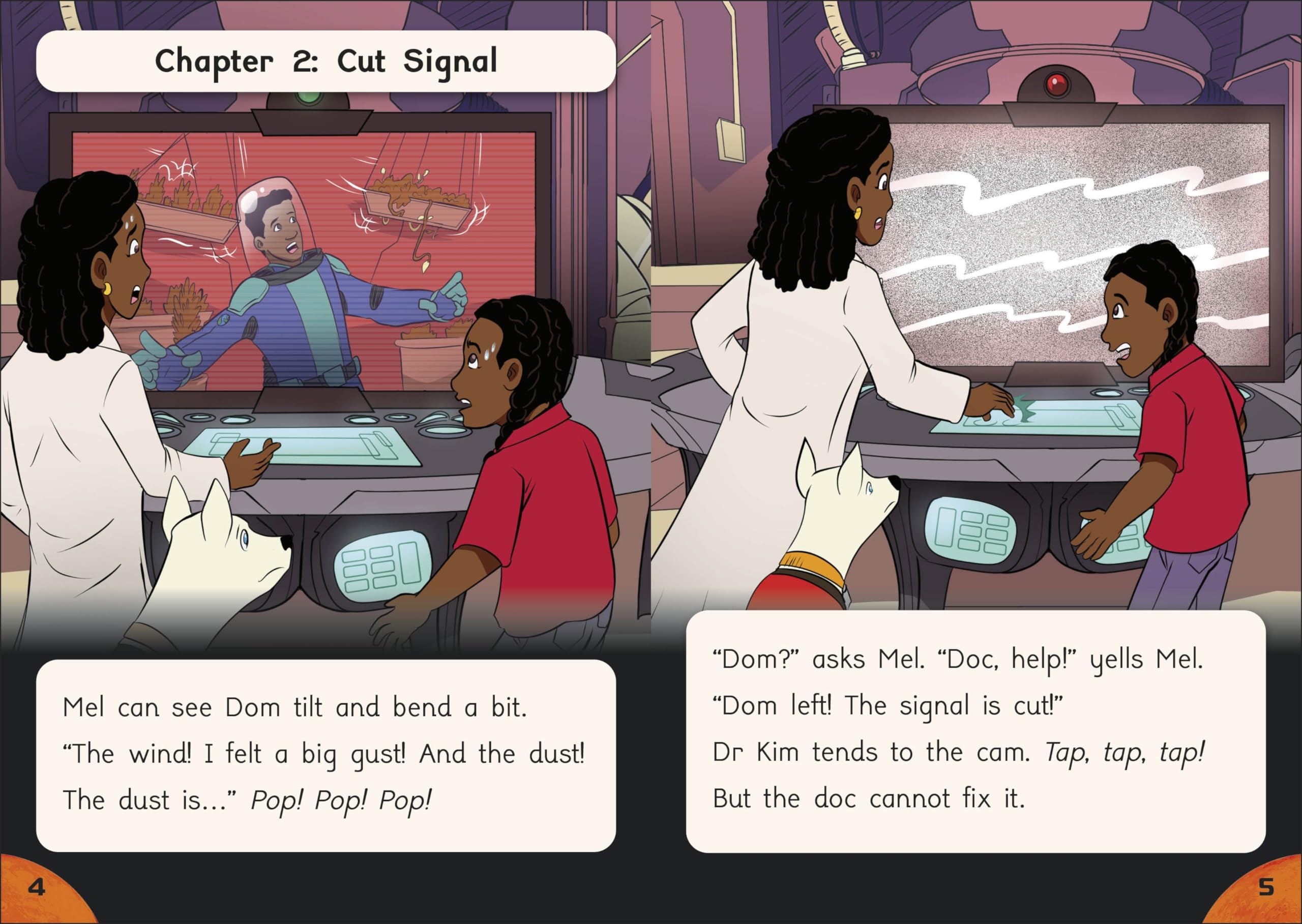 Phonic Books Mel on Mars: Decodable Books for Older Readers (CVC, Consonant Blends and Consonant Teams) (Phonic Books Catch-Up Decodable Readers) - Image 3