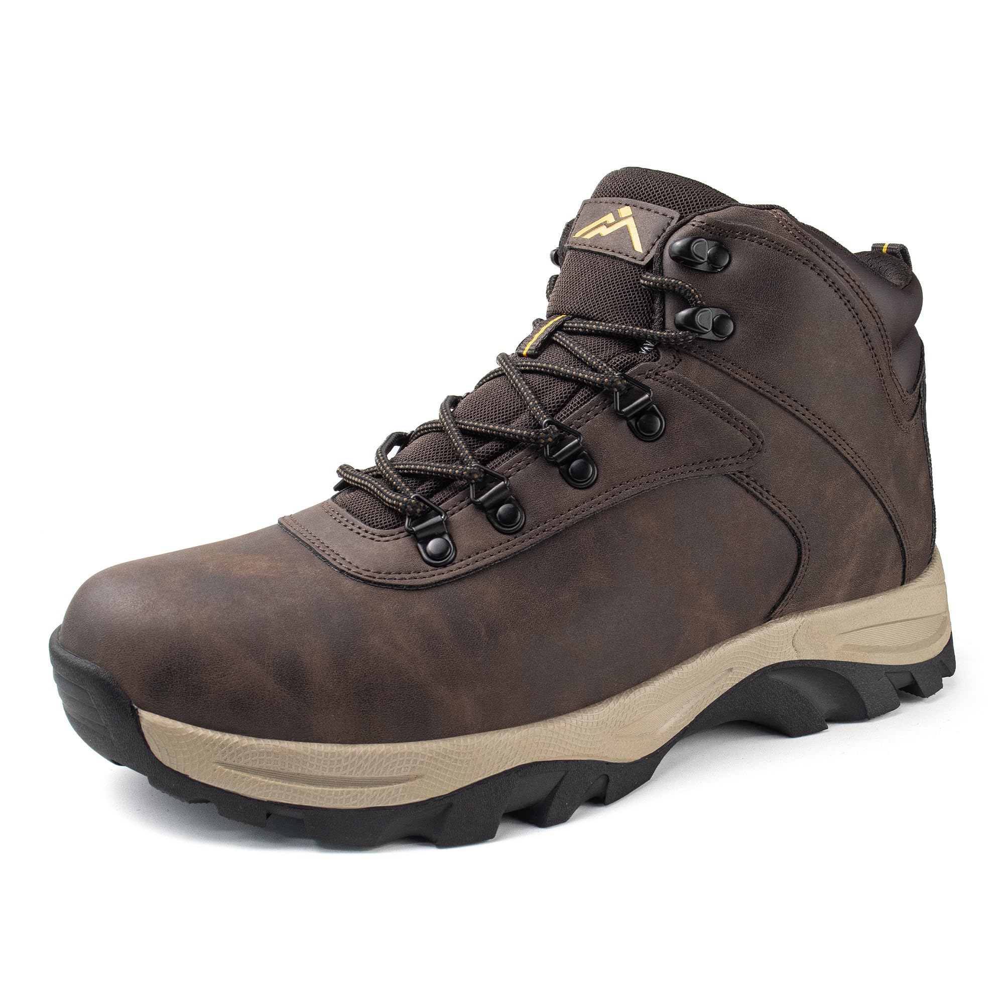 CC-Los Herren Wasserdichte Wander Trekkingschuhe, Rutschfest Leichte Outdoorschuhe Arbeit Wanderschuhe mit Robuster Profilsohle für breite Füße Atmungsaktiv Größe 40-48
