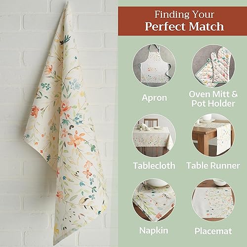 Miniatura 6 de Maison d' Hermine - Juego de 2 paños de cocina multiuso, 100% de algodón, suaves, absorbentes, trapo de cocina, toalla de bar, Colmar, 20 x 27.50