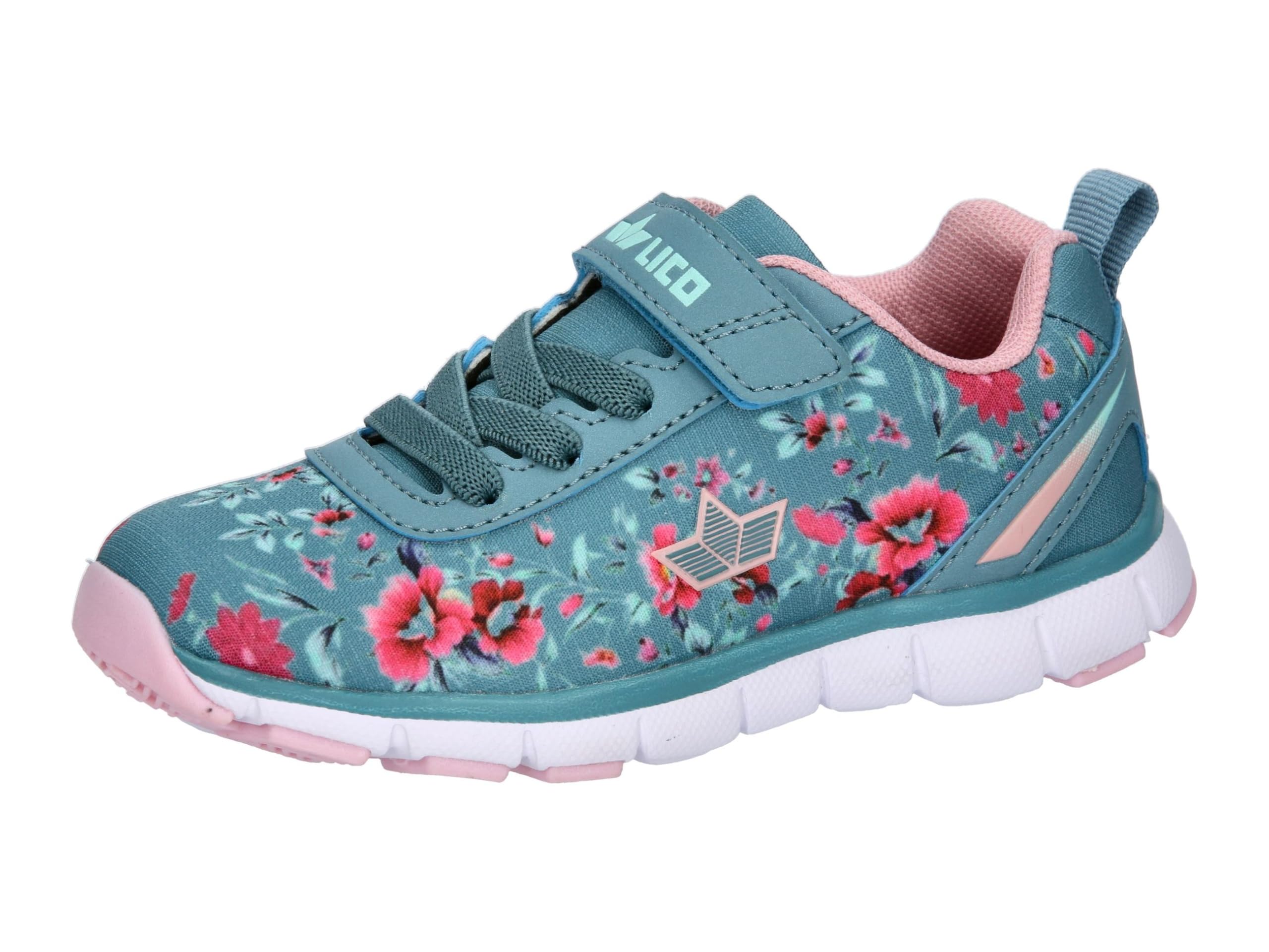 Lico Girls' Sunflower Vs Trainers, Petrol Turquoise Pink, 41 EU