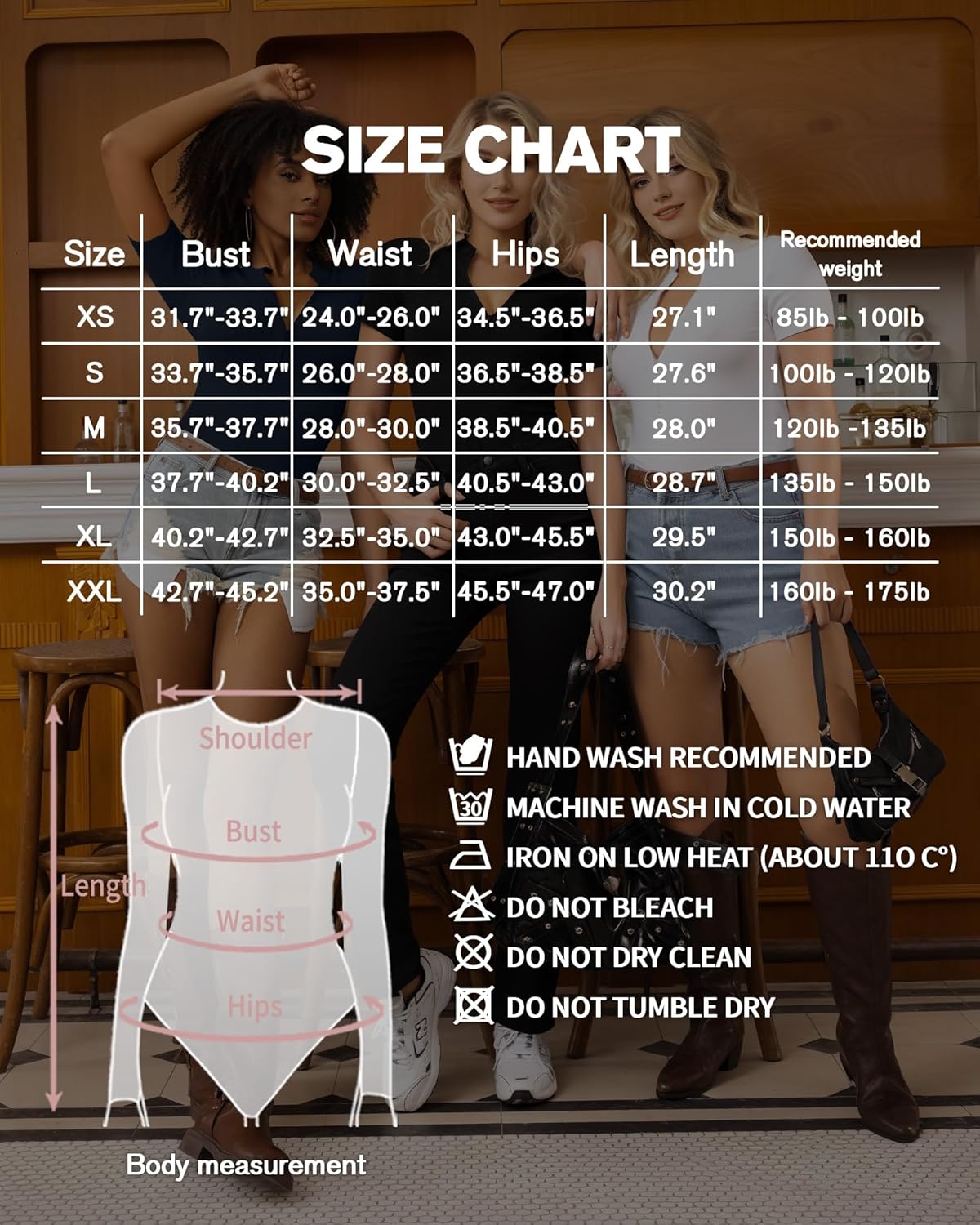 MANGOPOP Long Sleeve Body Suit Mock Turtle Neck Zip Up Bodysuit for Women Ribbed Deep V Sexy Bodysuit Shirts - Image 5