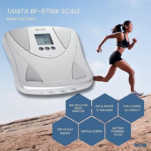 Miniatura 4 de Tanita BF679W báscula con control de grasa corporal y cantidad de agua en cuerpo