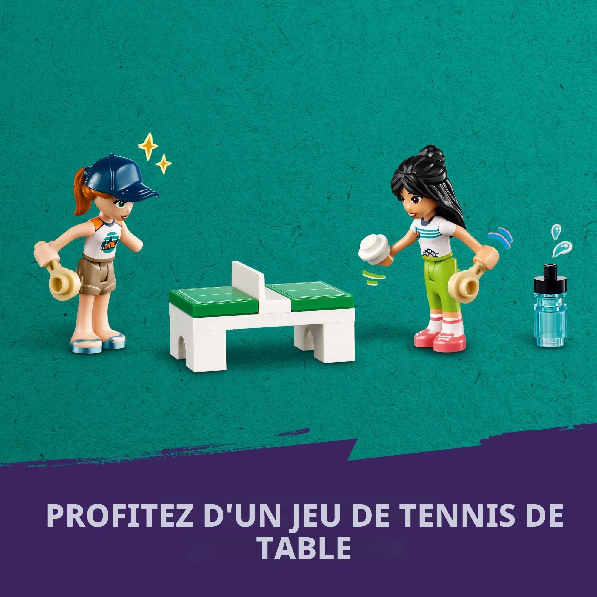 Lego Friends Adventure Camp 42626 Jeu de Construction de Sports Nautiques en Plein air Idée Cadeau pour Filles et garçons à partir de 7 Ans Jouet de Camping avec 3 Mini Personnages de poupée et Une