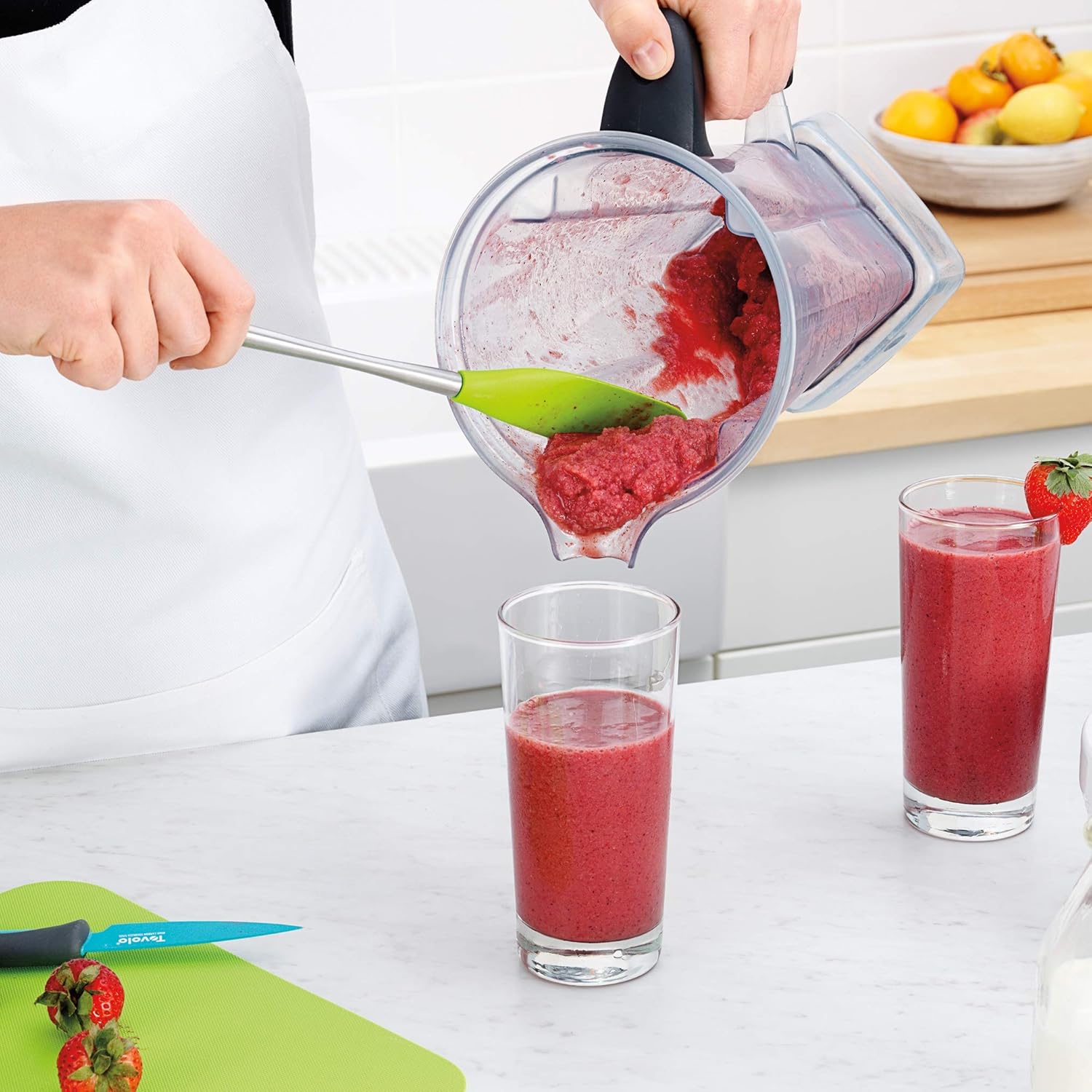 Tovolo Flex-Core Stainless Steel Handled Spatula, Removable Head, Heat Resistant, Charcoal Gray : Everything Else