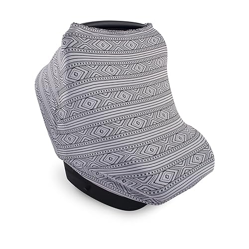 Miniatura 2 de Yoga Sprout Toldo de asiento de coche multiuso, azul Ikat