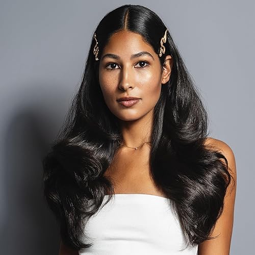 Miniatura 4 de The Hair Edit Temptation Bobby Pins - Pinzas decorativas de metal dorado en forma de serpiente