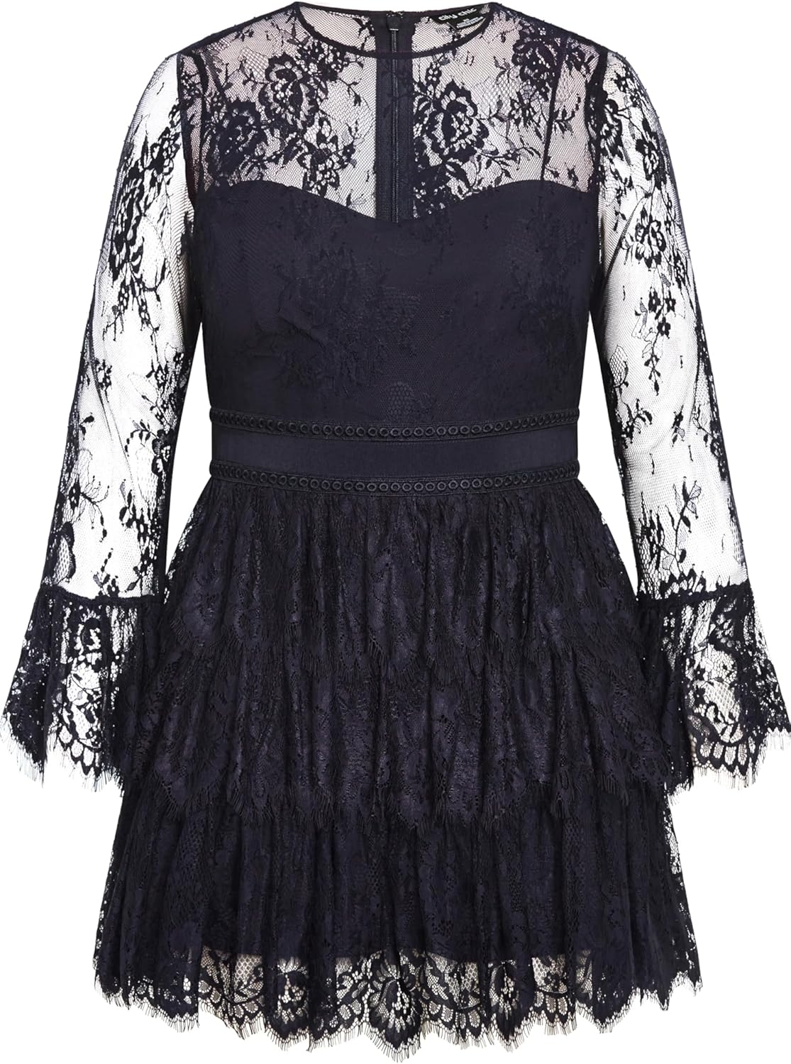 Long Formal Dresses Maxi Dress City Chic Lace Lover Dress City Chic Plus  Size Logan LACE