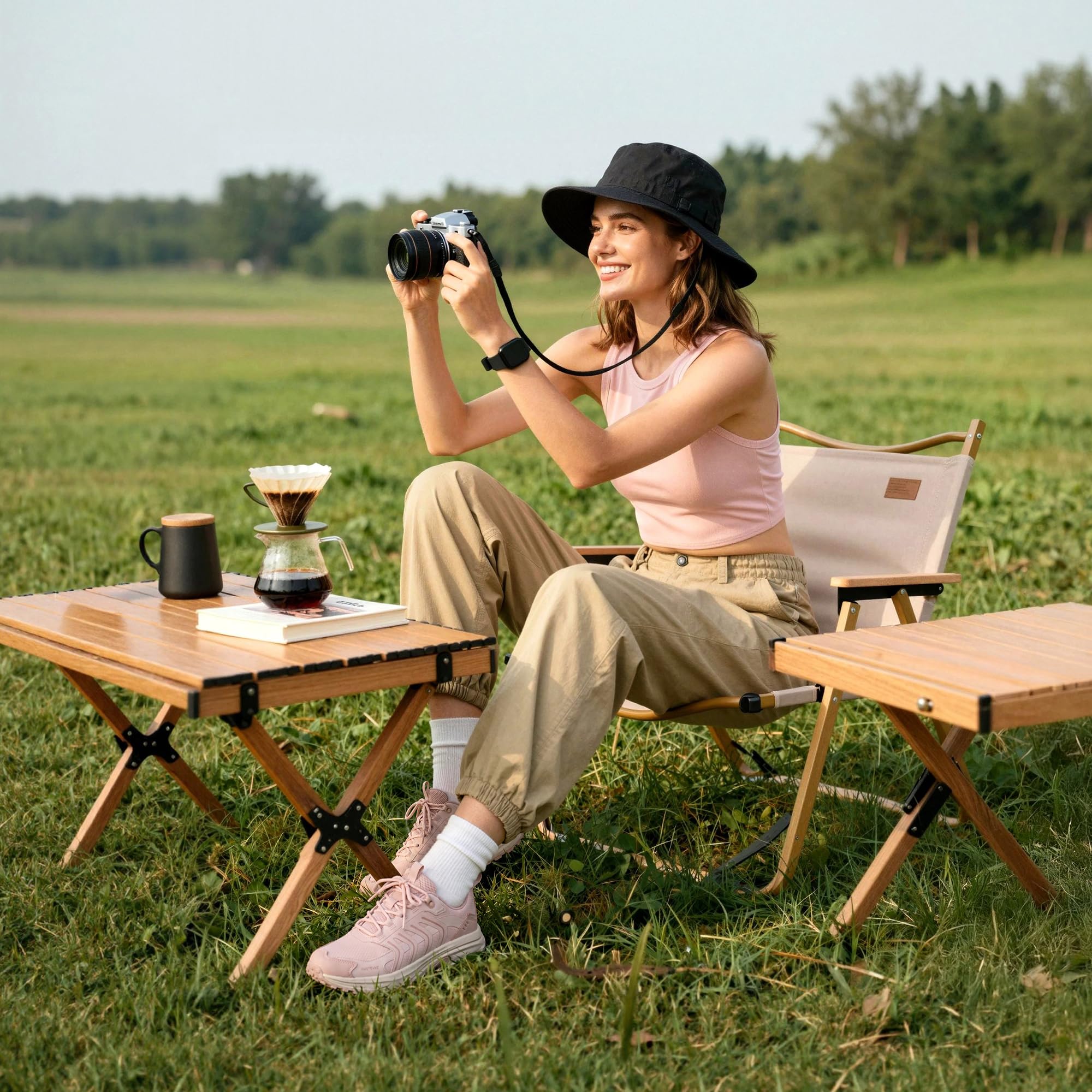 NORTIV 8 Zapatillas de senderismo impermeables para mujer, ligeras, para caminar todo el día, cómodas, antideslizantes, al aire libre, senderismo, camping, escalada, a la moda, Armadillo FieldLite