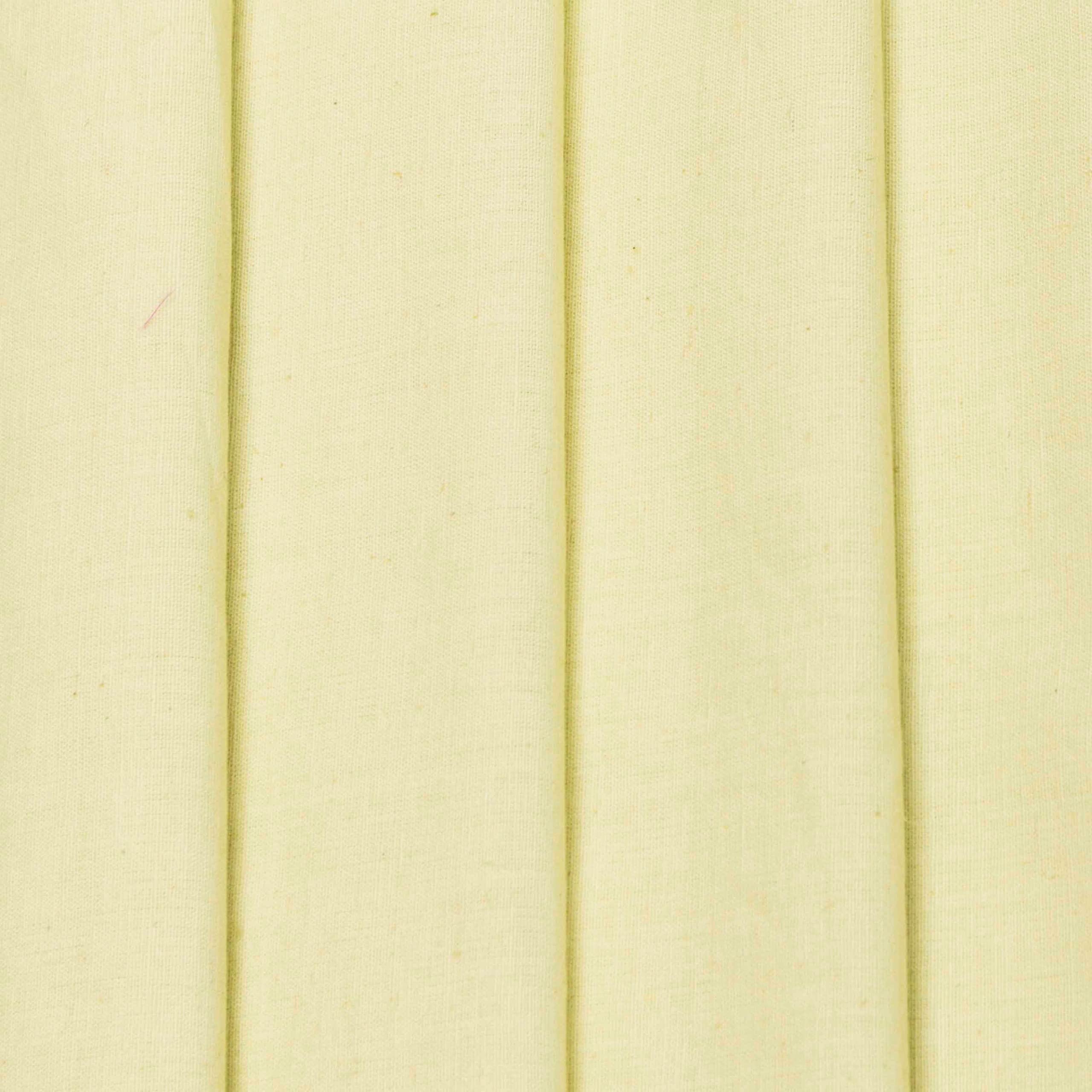 Fabric Mart Direct Hellgelb 100% Baumwollleinen Stoff Meterware, 17 Endlosmeter 107 cm Breite Einfarbig Gelb Großhandel Baumwolle Polsterung für Vorhänge Brautkleid Vorhänge Kissenbezüge