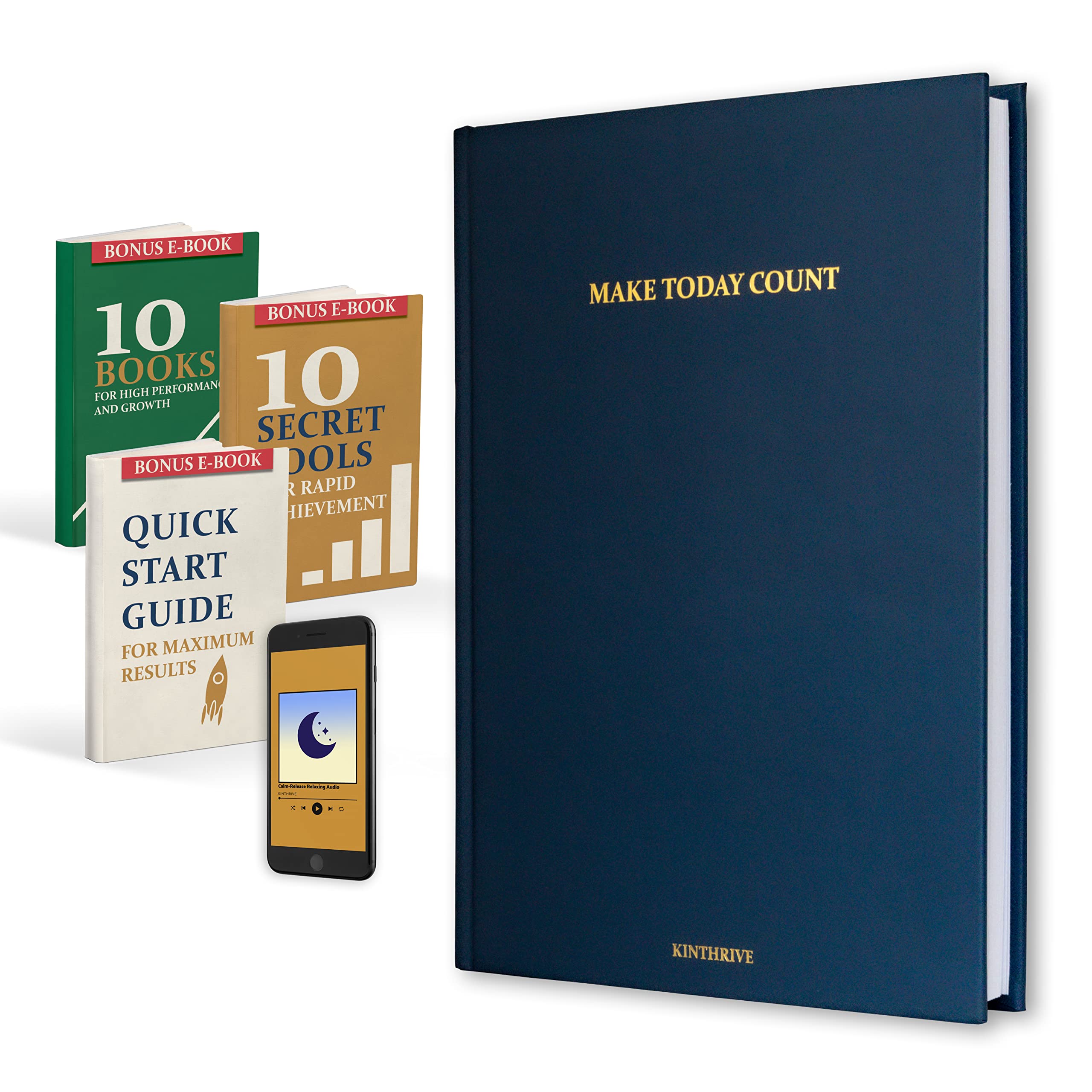 amazon-com-kinthrive-daily-productivity-planner-journal-with-90-day-undated-format-organize-business-personal-goals-habit-tracker-with-monthly-calendar-performance-assessment-3-e-books-w-purchase-office-products