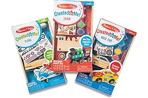 Melissa & Doug Decorate-Your-Own Wooden Craft Kits Set